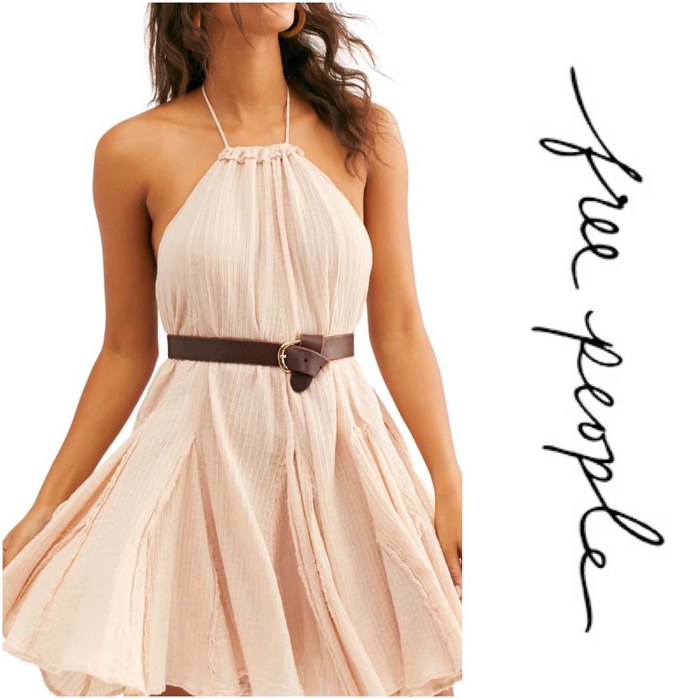 Free People Catching Rays Halter Dress